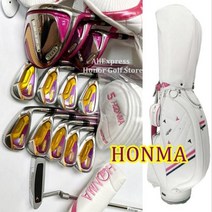 여성용 골프 클럽 풀 세트 HONMA S07 Beres 4 스타 여성용 골프 클럽 세트 11.5 L 플렉스 헤드 커버 포함, Only Bag