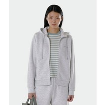 스노우피크 어패럴 S23SWFFJ31 에보 우먼스 크롭 후드 집업 Melange Gray