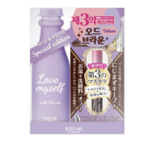 키스미 히로인 메이크 어드밴스드 필름 볼륨앤컬 마스카라 + 보틀, 블랙, 4세트