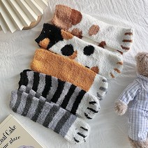 떨샵 냥냥이 수면양말 보온양말 귀여운 고양이발바닥 양말 5종세트