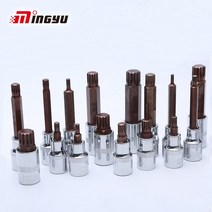 1PC 1/2 인치 드라이브 60MM 100MM 길이 포인트 렌치 헤드 도구 래칫 M4 M5 M6 M7 M8 M10 비트 소켓, 01 60MM_10 M18