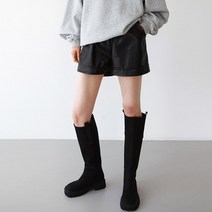 소프트 레더 밴딩 쇼츠