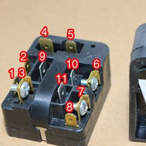 지멘스 냉장고 컴프레서 스타터/프로텍터 PTC 릴레이 부품6SP9033 6SP9069