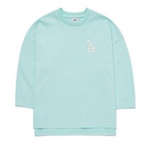 [MLB] 키즈 베이직 빅로고 7부 티셔츠 A5 7FTS00423 07MTL 43VOL