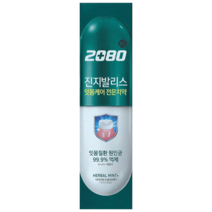 2080 진지발리스 허벌민트 치약, 150g, 7개