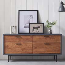 블리스데코 라네즈 1200 거실장 KDT015, 그레이