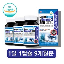 미국 류태인 누태인 20대 청소년 아이 루테인 루데인 마리골드 꽃 오일 오메가3 비타민D 뉴테인, 루테인앤오메가3 90캡슐 X3통