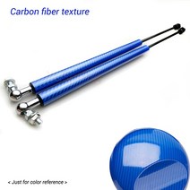 스트럿바 자동차 후드 보닛 커버 가스 스트럿 바 스프링 쇼크 댐퍼 부스터 미쓰비시 용, 카본 블루