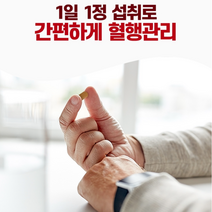 원활한 혈액순환 나토키나제 혈행건강 아연 철 나토배양물 비타민B6 미네랄 영양제, 6개월분
