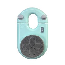 등때밀이기계 가정용 벽걸이형 자동 욕조 및 먼지 진흙 마사지 목욕 브러시, 2. 밝은 녹색 호스트의 회색 브러시 디스크에는 검은색