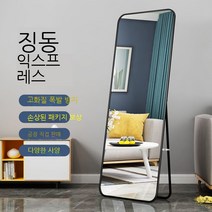 거울 전신 거울 거울 벽걸이 벽걸이 여성 침실 화장 벽걸이 입체 커버 40x150, 금색