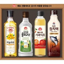 사조 답례 감사 명절 선물세트 카놀라유 참치액 식초외 안심특선 SJ1호 교회 회사 단체 학교 친구 병문안, 24개