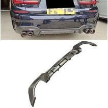 리얼 카본 파이버 범퍼 프론트 립 리어 디퓨저 사이드 스커트 bmw 3시리즈 g20g28 배기