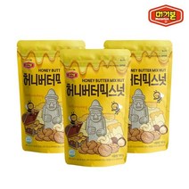 머거본 견과류 간식 허니버터믹스넛 160g x3봉, 선택/단일상품