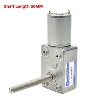 웜기어 감속기 4632-370 12V 볼트 DC M6 나사 샤프트 길이 50MM 3V6V24V 웜 기어드 모터 역방향 감속 자, 17 150rpm_01 6V
