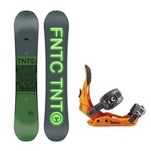 FNTC드레이크 22 23년 신상품 여성용 스노우 보드 바인딩 데크 세트 TNTC FTWO, 그린/오렌지