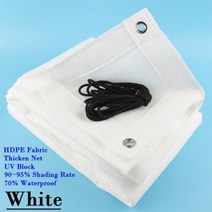 접이식어닝 테라스어닝 수동어닝 맞춤형 두꺼운 차양 그물 정원 퍼걸러 태양 가리개 자외선 방지 그늘 패브릭 자동차 천막 야외 음영 항해 그늘막, White+0.9x3m