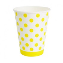 8oz 라인도드컵(옐로우), 1개, 1개