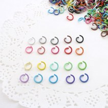 10개) 8mm 칼라오링 / 컬러오링 20color, 마린블루