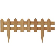 GADIS 화단 휀스 600, 내츄럴 (WOODEN COLOR)