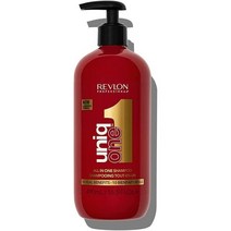 독일 레브론 REVLON UniqOnees 모발 두피영양 유니크원 올인원 샴푸 490ml, 5팩