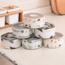 주방 화장실 싱크대 틈새차단 만능 방수테이프, 1. 무지투명테이프