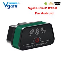Vgate iCar2 ELM327 자동차 진단 OBD 스캐너 블루투스 Elm 327 v2.1odb2 코드 리더 PK elm327 V1.5 PIC18F2
