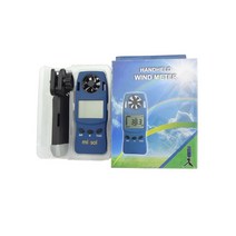 삼각대를 가진 소형 풍속계 풍속 바람 냉각 온도계 1 개 단위, 한개옵션0