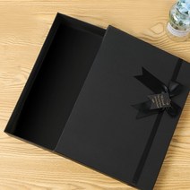 모던블랙 선물상자 리본 35점5 25cm, 상세페이지 참조, 상세페이지 참조