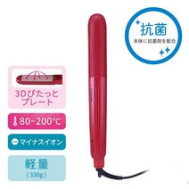 TESCOM 테스콤 TS430A-P [음이온 스트레이트/컬 2WAY 고데기 핑크], 단일
