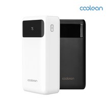 쿨린 고속충전 대용량 보조배터리 50000mAh MS-350, 화이트 20W+전용케이스