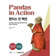 이노플리아 판다스 인 액션 영화 스포츠 만화 데이터로 익히는 판다스 라이브러리 코딩 챌린지 연습 문제 + 해법, One color | One Size, 9791169210102