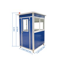 주차 요금 부스 경비실 이동식 초소 도어 가드 매표소, 상세이페이지 참고, 2x2.5x2.3LWH