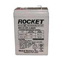 세방전지 로켓트 배터리 ES4 6 6V4AH 무보수밀폐형 밧데리 로케트 UPS 배전반정류기 발전기시동용 통신용 소방용 전동완구 축전지, 1, 본상품선택