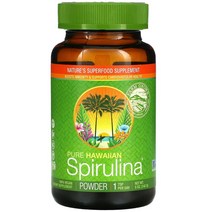 뉴트렉스하와이 퓨어 하와이안 스피룰리나 퍼시피카 파우더 글루텐 프리 비건, 142g, 5개