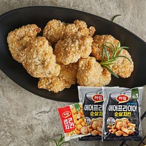 하림 에어프라이어순살치킨 480g 2봉+증정팝콘치킨 180g, 순살치킨2봉+팝콘치킨180g