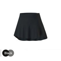 발레 홀 색 댄스 드레스 여성 레오타드 스커트 사이드 스플릿 연습 리나 타이즈, sm 핏 155-165cm, 검은 색