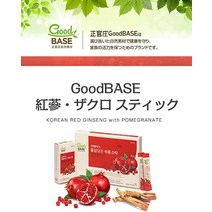 쇼칸쇼 6년근 인삼 GoodBASE 굿베이스 조선 홍삼 추출물 스틱 타입, [08] 복숭아(10ml×30포)