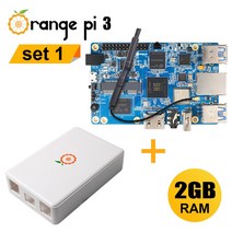 오렌지 파이 3 화이트 케이스 싱글 보드 컴퓨터 2G RAM 8G EMMC Allwinner H6 WIFI BT5.0 지원 안드로이드 7.0 우분투 데비안 OS