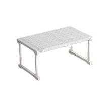 길이조절 튼튼 다용도선반 틈새 공간활용 수납정리, 대 47~68cm 1개