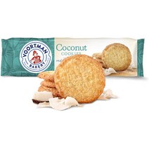 Voortman 베이커리 코코넛 쿠키 12.3온스 4개 팩 실제 쿠키 고과당 옥수수 시럽 인공 첨가물 없음