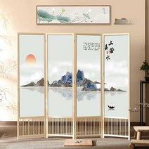 제사용 병풍 제사 차례 파티션 그림 식당 고급 4폭 6폭, 높이 2m x 너비 0.5m 5개