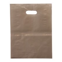 마다메이드 튼튼한 링백 무지 골드 비닐 쇼핑백 (50장), (25 x 35), 50장