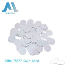 rfid RFID 액세스 제어 코인 카드 재기록 가능 복사 키 체인 스마트 칩 배지 T5577 복사기 스티커 125Khz EM4305 5 PCs 10PCs, 5PCS