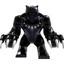 레고 호환 나노 테크닉 밀리터리 블럭 브릭 8.5CM Gladiatus 헐크 빅 사이즈 토르 라그나로크 3 모델 빌딩, 19 Black Panther