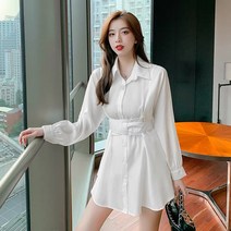따뜻한색감 패션 시원한느낌 스트링 상견례 여행용 옷차림 코튼 시밀러룩 봄 반팔 원피스 결혼식