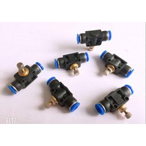 유압부품 2 pcs 공압 파이프 조인트 라인 스로틀 밸브 pa sa lsa4 lsa6 lsa8 lsa10 lsa12 공압부품