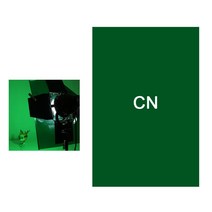 40cmx50cm 젤 컬러 필터 시트 카메라 스튜디오 라이트 액세서리 용 투명 필름 두께 0.036mm 6 색상, 녹색