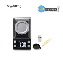 실험실저울 업소용 공업용 대형 초정밀 귀금속 저울0.01g 0.001g 정밀 디지털 전자 무게 100g 10g 실험실 실험실 무게 밀리그램, 50gx0.001g