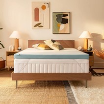 Tempur-Pedic 템퍼-어댑트 쿨링 3인치 매트리스 토퍼 화이트 퀸, 3 Inch